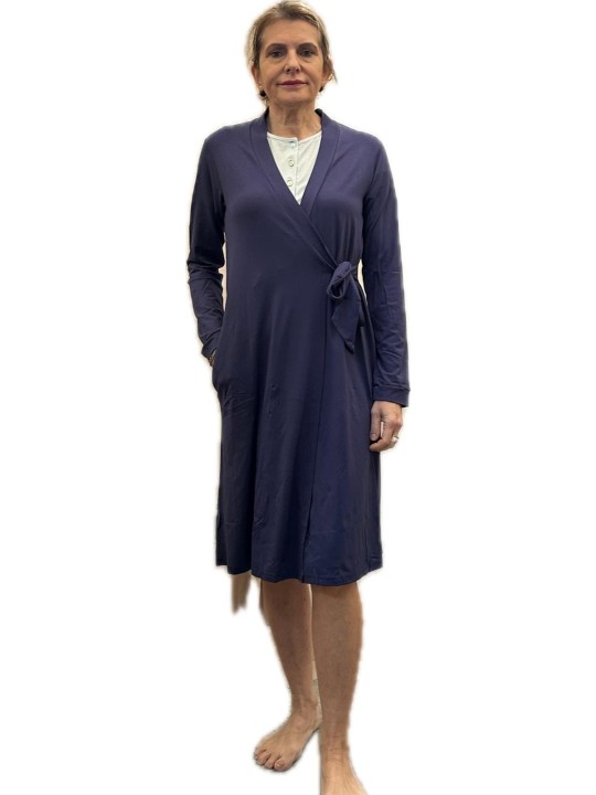 Andra Vestaglia donna in viscosa elasticizzata made in Italy art. 9769